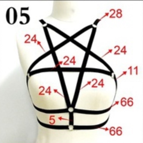 DGAF PentagramCageBra - Picture 4 of 6